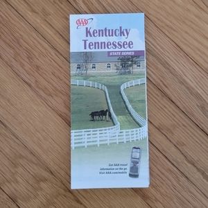 AAA 2010 Kentucky and Tennessee map